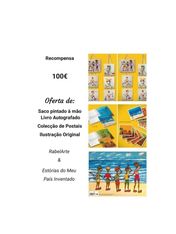 (Oferta 4): Saco + Livro + Colecção de Postais + Ilustração 