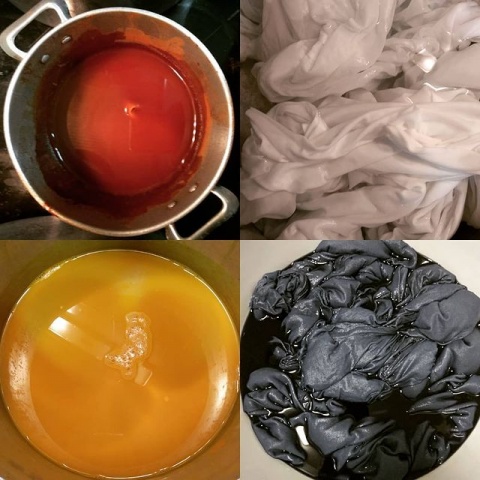 Tutorial em vídeo sobre tingimento botânico