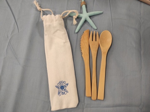Ecological Mug or Ecological Cutlery Set
