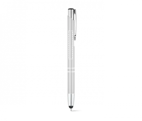 Aluminum pen and soft touch tip