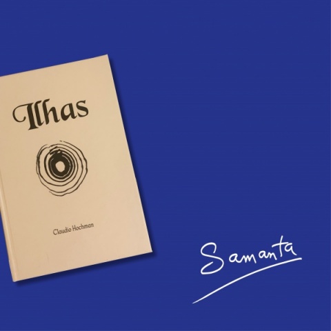 Um livro "O Romance que Samanta nunca escreveu" e um livro "Ilhas"!