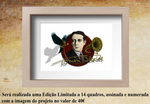 Quadro com imagem do projecto