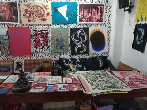 Agradecimento ´+ 1 serigrafia da Oficina Arara 