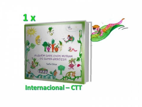 Estou no estrangeiro e quero receber o livro pelo correio!