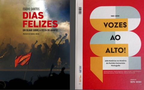 3 Books + 1 copy of "Vozes ao Alto"+2 photographs