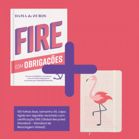Livro com mensagem especial + Caderno FIRE