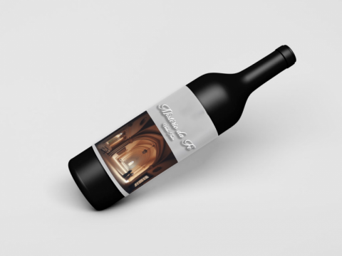 Garrafa de Vinho Tinto - Mistério da Fé