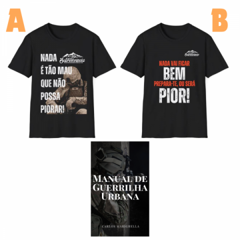 T-shirt + Urban Guerrilla Manual