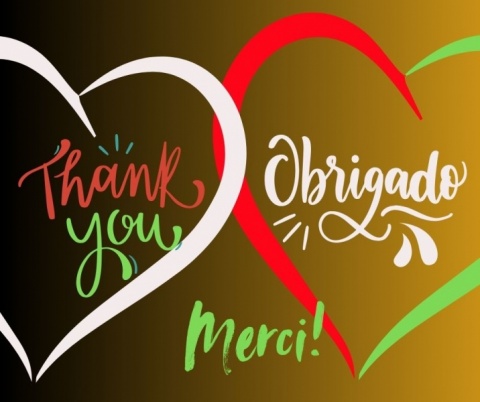 Agradecimentos em duplicado