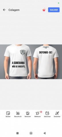 Oferta de T-shirt Consciência Viva 