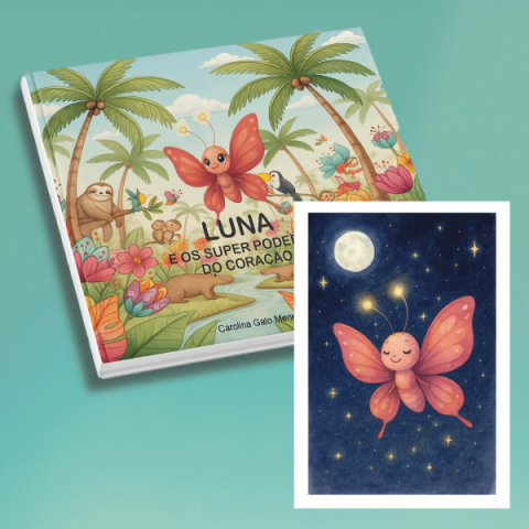 livro autografado mais póster