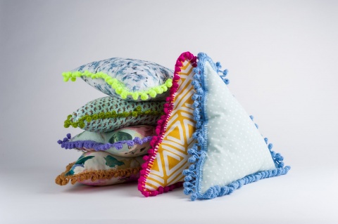 Triangular Pillow made by your favorite Grandma