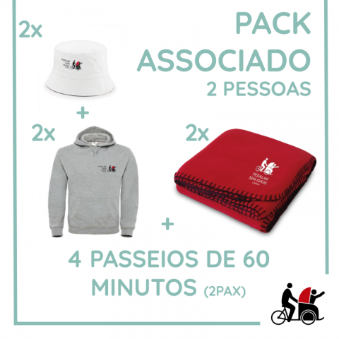 Pack Associado. Para 2 pessoas.