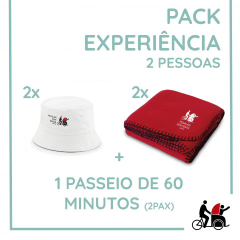 Pack Experiência. Para 2 pessoas.