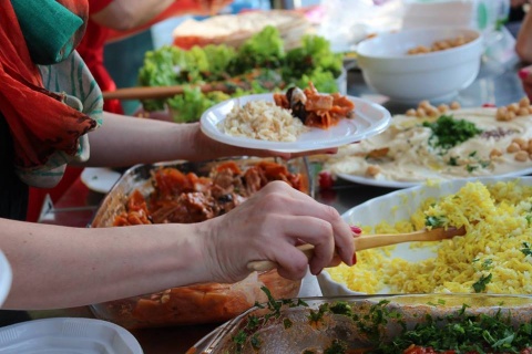 Refeição e workshop