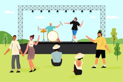 bilhete para concerto ao ar livre no terreno, válido para duas pessoas [ + oficina de culinária com almoço ou jantar, válido para duas pessoas ] 