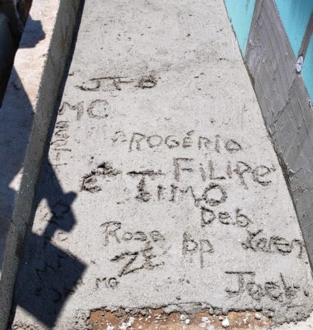 Karma positivo, o Livro a Poética da Imagem, Integração em equipa de voluntariado com estadia, churrasco de inauguração e Agradecimento eterno da D. Olívia