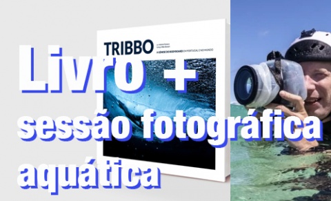 Livro + sessão fotográfica aquática