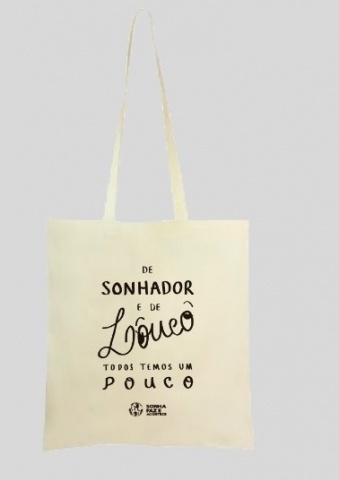 Agradecimento público nas redes sociais + saco de pano SFA