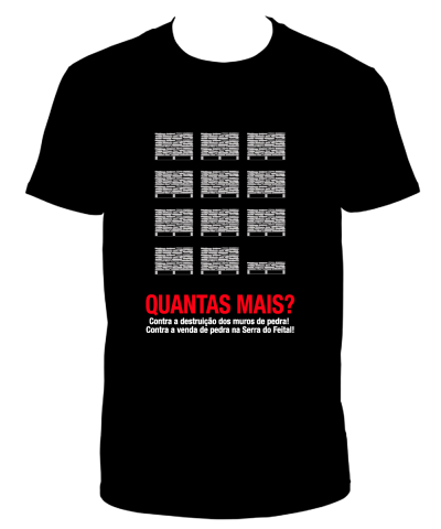 Public Thanks + GPS Coordinates + T-shirt - "QUANTAS MAIS!" (incl. postage)