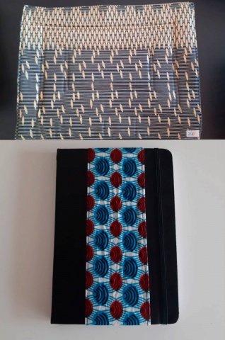 4 individuais + 1 caderno A5 liso (capa dura)