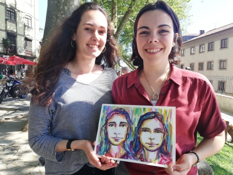 Entrada no festival + Retrato em aguarela + 1 bebida + Mapa de Portugal à boleia