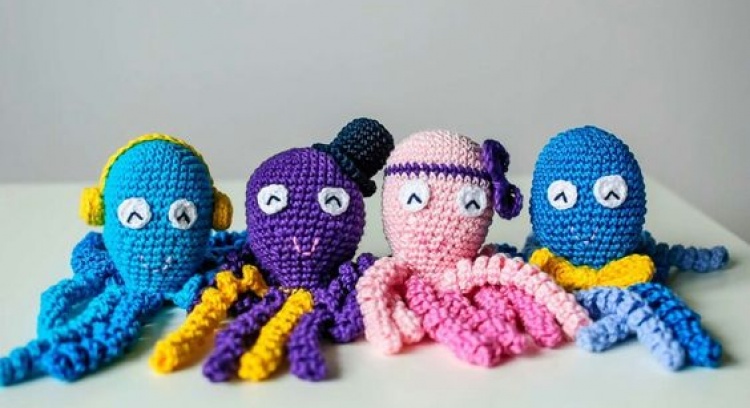  Incubator Friends - Crochet Octopuses - RAM