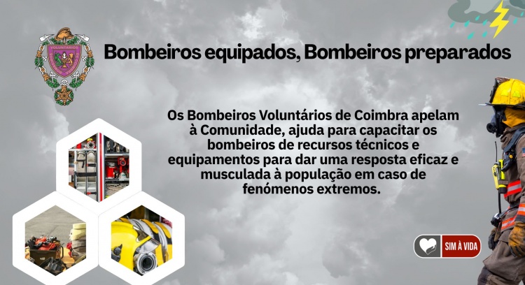 Bombeiros equipados, bombeiros preparados