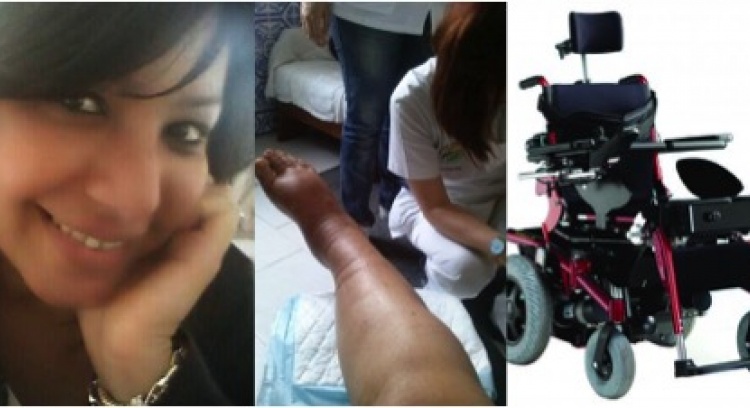 A wheelchair for Marisa!