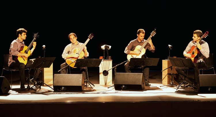 Gravação do álbum "Prima Luce” - Quarteto de Guitarras de Lisboa
