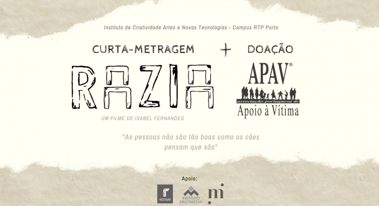 Curta-metragem "Razia" - 15% doado à APAV