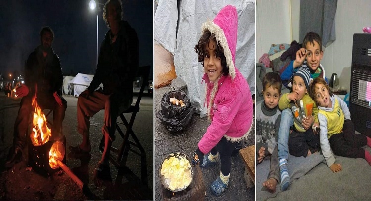 Um pouco do calor português para os refugiados do campo de Alexandreia