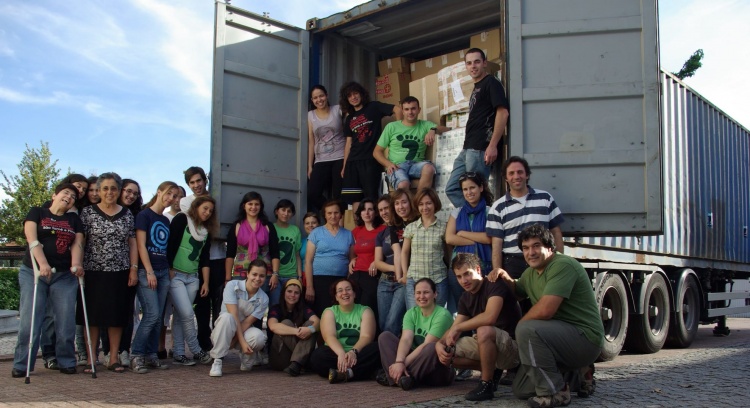 Humanitarian container to São Tomé