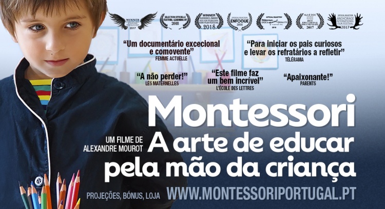 Documentário “Montessori: a Arte de Educar pela Mão da Criança”
